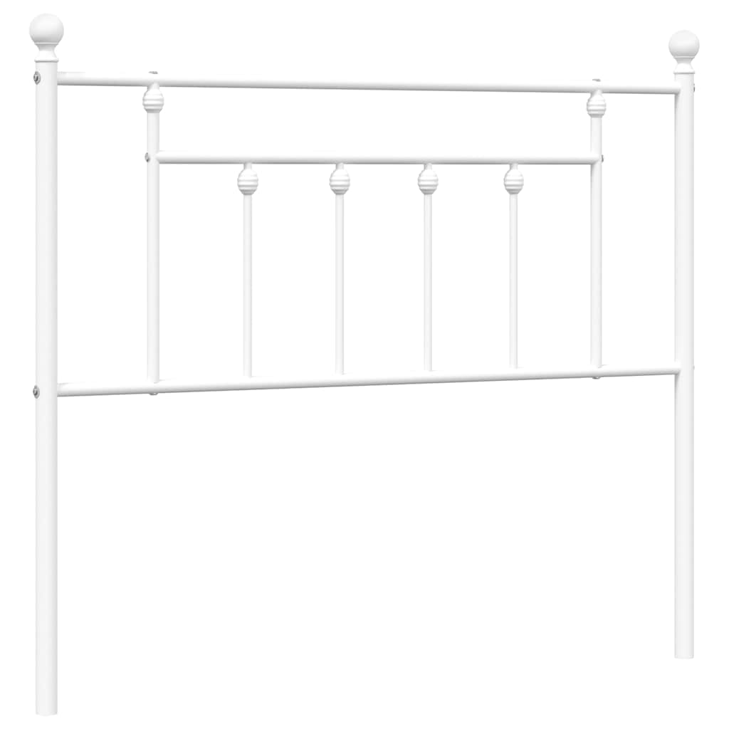 Vidaxl vervangend hoofdbord 100 cm metaal wit