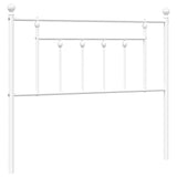Vidaxl vervangend hoofdbord 100 cm metaal wit