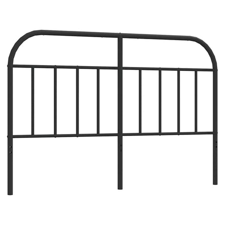 Vidaxl vervangend hoofdbord metaal zwart 140 cm