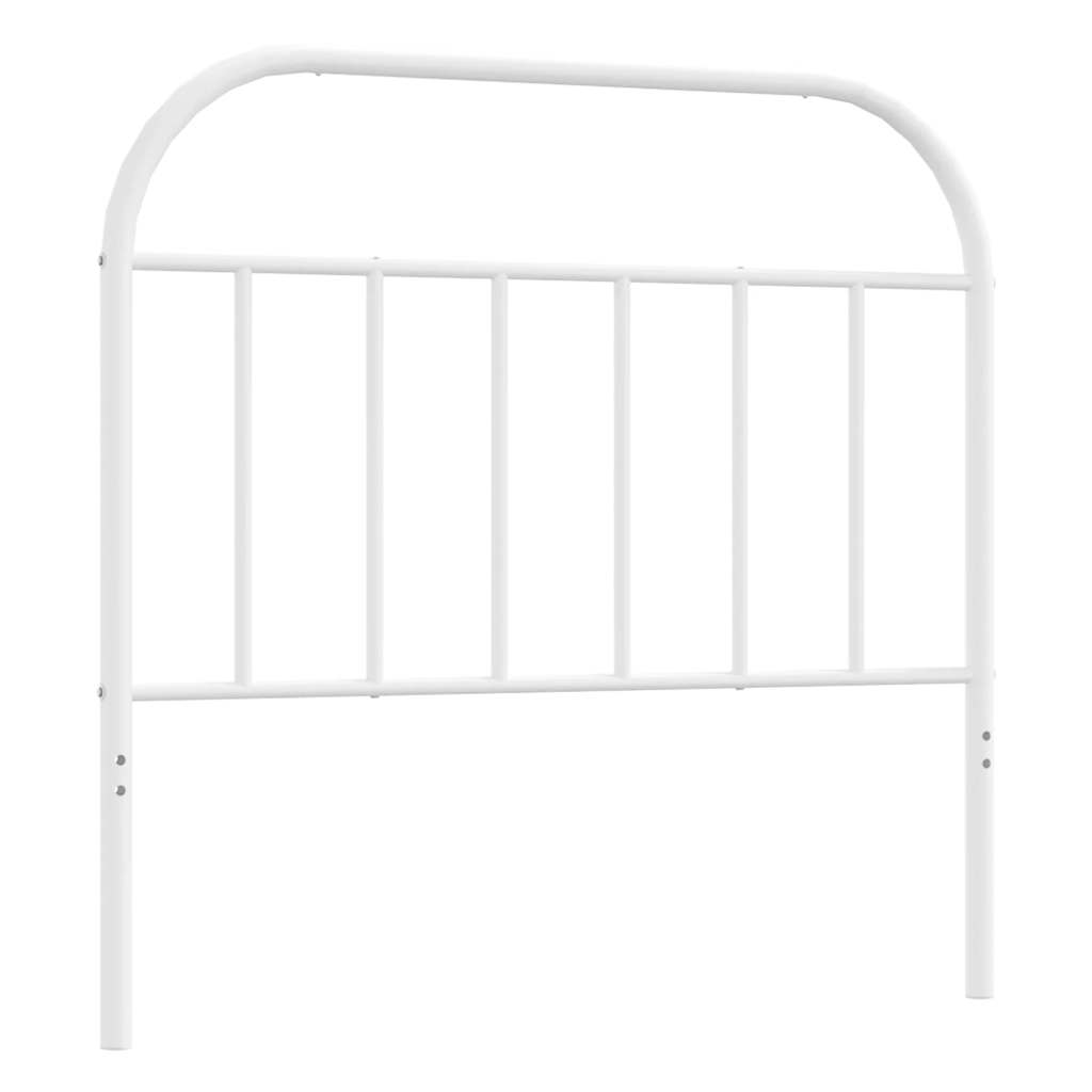 Vidaxl vervangend hoofdbord metaal wit 100 cm