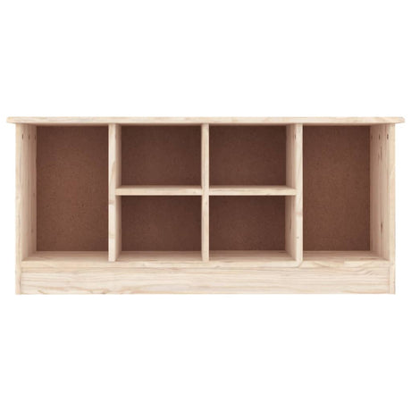Vidaxl schoenenbankje alta 100x35x45 cm massief grenenhout