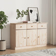 Vidaxl dressoir alta 112x35x73 cm massief grenenhout
