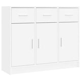 Vidaxl dressoir wit 91x28x75 cm bewerkt hout