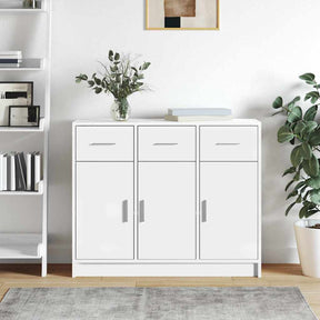Vidaxl dressoir wit 91x28x75 cm bewerkt hout