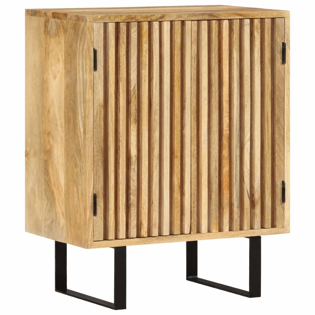 Vidaxl dressoir met 2 deuren 55x35x70 cm massief mangohout