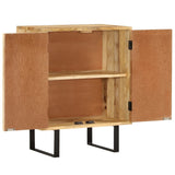 Vidaxl dressoir met 2 deuren 55x35x70 cm massief mangohout