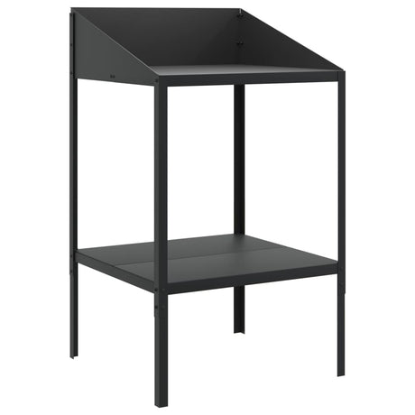 Kwietnik Vidaxxl 56,5x54,5x100 cm stal ocynkowana, antracyt