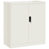 Vidaxl archiefkast 79x40x90 cm staal wit