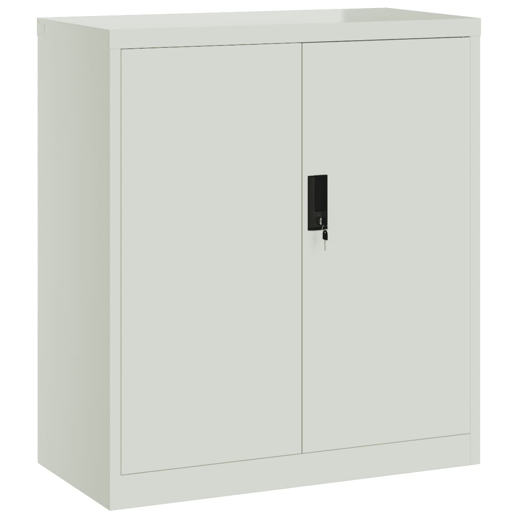 Vidaxl archiefkast 79x40x90 cm staal lichtgrijs
