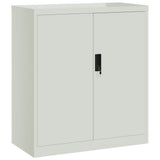 Vidaxl archiefkast 79x40x90 cm staal lichtgrijs