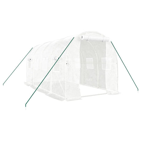 VidaXL Szklarnia ogrodowa ze stalową ramą 8 m² 4x2x2 m