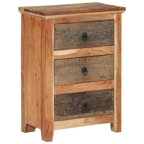 Vidaxl bijzetkast 55x33x75 cm massief acaciahout