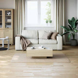 Vidaxl vloerkleed shaggy beige 120x183 cm polyester