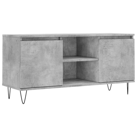 Vidaxl tv-meubel 104x35x50 cm bewerkt hout betongrijs