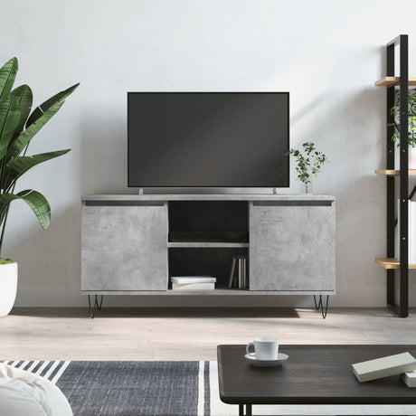 Vidaxl tv-meubel 104x35x50 cm bewerkt hout betongrijs