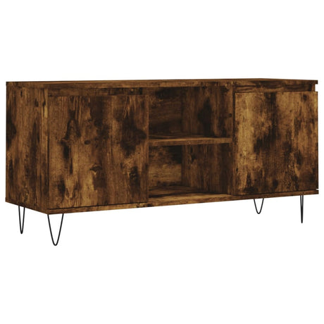Vidaxl tv-meubel 104x35x50 cm bewerkt hout gerookt eikenkleurig