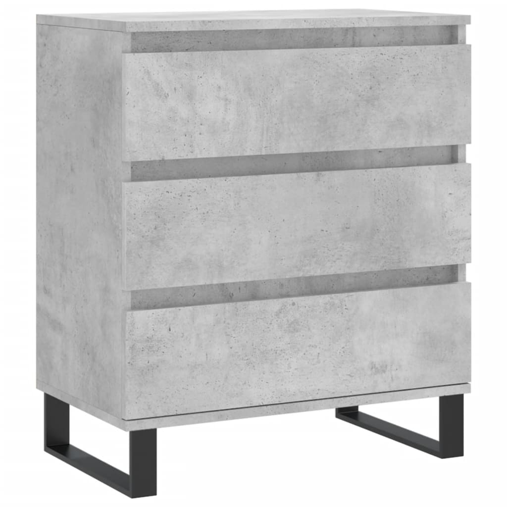 Vidaxl dressoir 60x35x70 cm bewerkt hout betongrijs