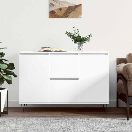 Vidaxl dressoir 101,5x35x70 cm bewerkt hout wit