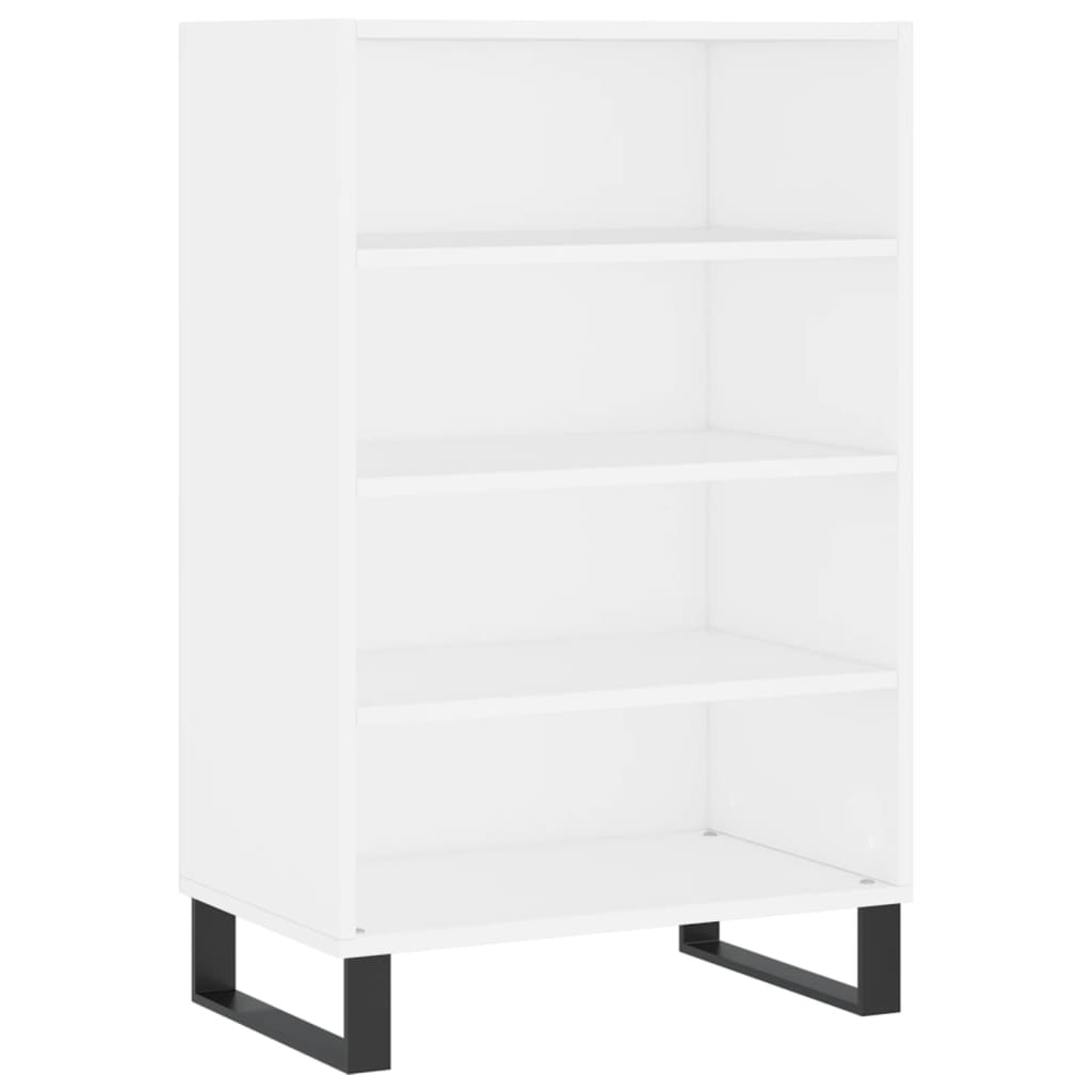 Vidaxl hoge kast 57x35x90 cm bewerkt hout wit