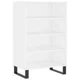 Vidaxl hoge kast 57x35x90 cm bewerkt hout wit