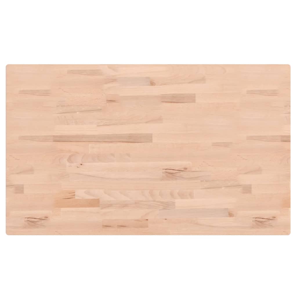 Vidaxl tafelblad rechthoekig 100x60x1,5 cm massief beukenhout