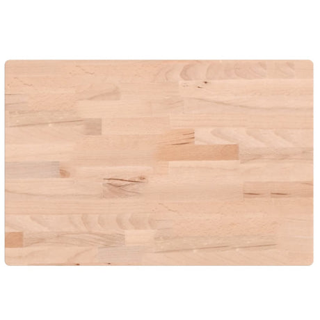 Vidaxl tafelblad rechthoekig 60x40x2,5 cm massief beukenhout