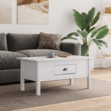 Vidaxl salontafel bodo 100x55x46 cm massief grenenhout wit