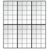 VidaXL Lustra ścienne, 6 szt., 100x60 cm, metalowe, czarne