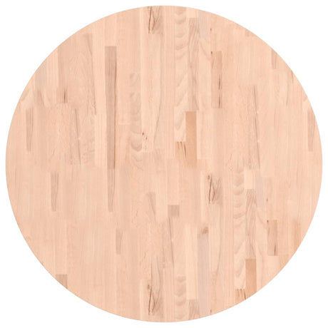 Vidaxl tafelblad rond ø90x4 cm massief beukenhout