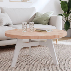 Vidaxl tafelblad rond ø90x4 cm massief beukenhout