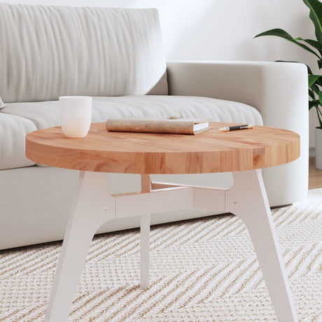 Vidaxl tafelblad rond ø60x4 cm massief beukenhout