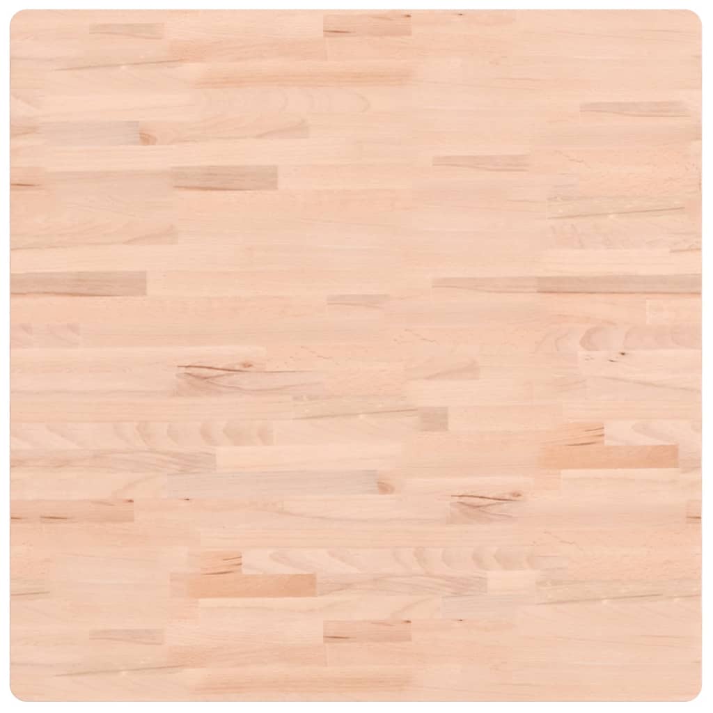 Vidaxl tafelblad vierkant 80x80x1,5 cm massief beukenhout