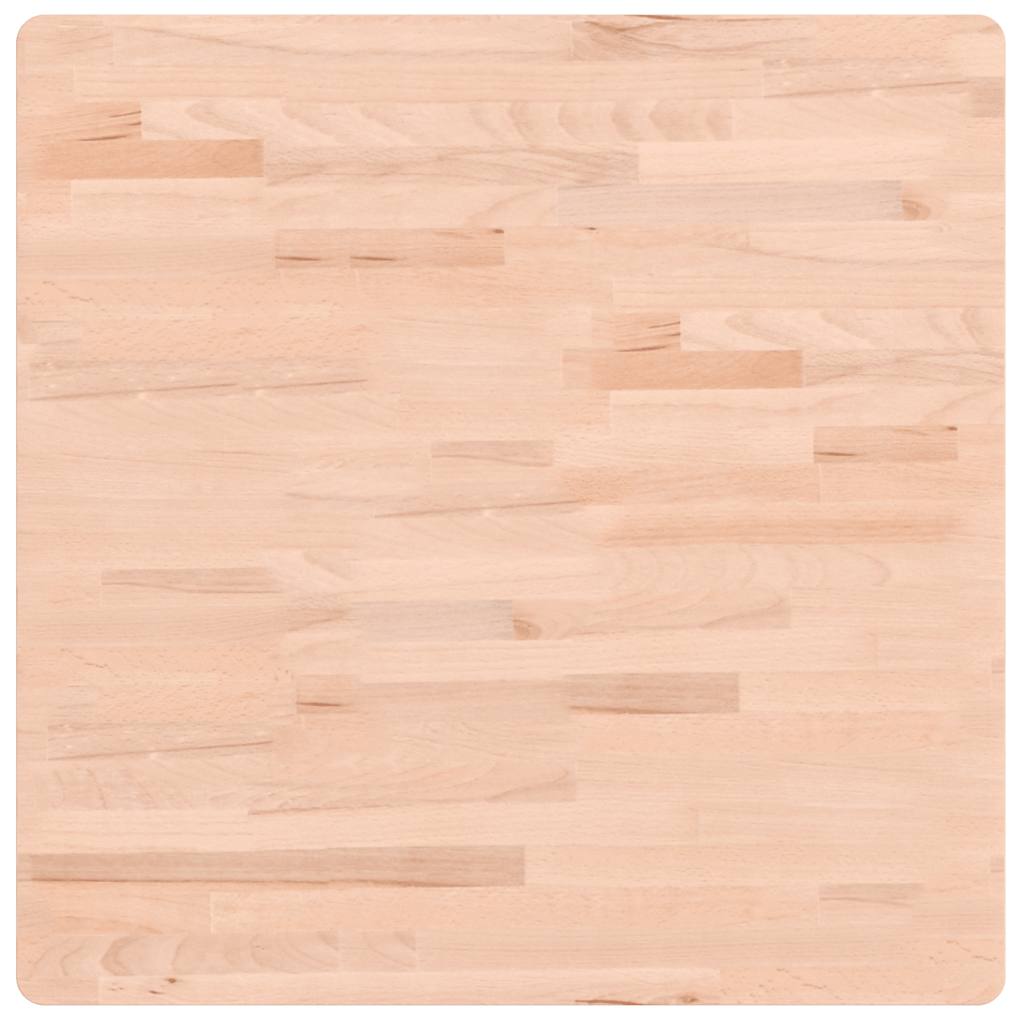 Vidaxl tafelblad vierkant 70x70x2,5 cm massief beukenhout