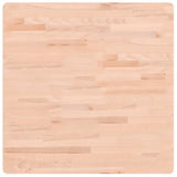 Vidaxl tafelblad vierkant 70x70x2,5 cm massief beukenhout