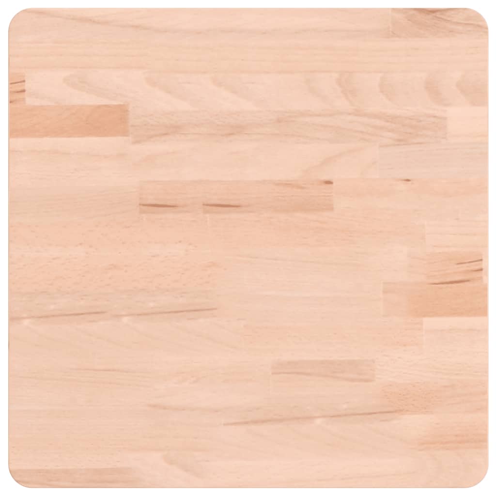 Vidaxl tafelblad vierkant 40x40x4 cm massief beukenhout
