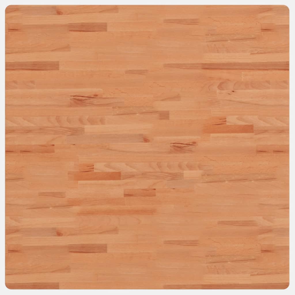 Vidaxl tafelblad vierkant 90x90x2,5 cm massief beukenhout