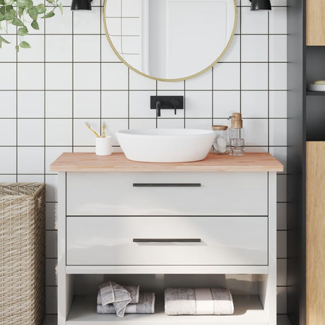 Blat pod umywalkę Vidaxx 100x50x2,5 cm z litego drewna bukowego