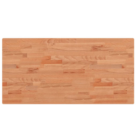 Blat pod umywalkę Vidaxx 100x50x2,5 cm z litego drewna bukowego
