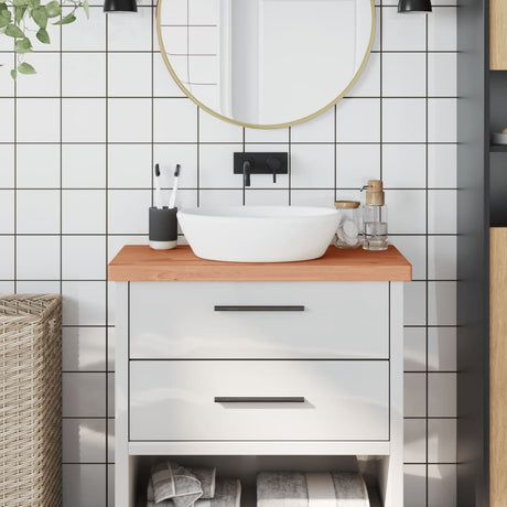 Blat pod umywalkę Vidaxx 80x40x4 cm z litego drewna bukowego