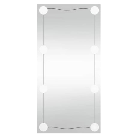 Lustro ścienne Vidaxx z diodami LED, prostokątne szkło 30x60 cm