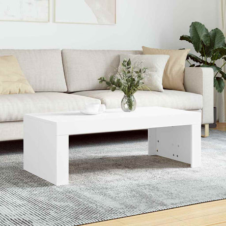 Vidaxl salontafel 102x50x36 cm bewerkt hout wit