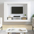 Vidaxl tv-meubel 152x22x113 cm bewerkt hout wit