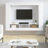 Vidaxl tv-meubel 152x22x113 cm bewerkt hout wit