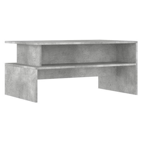 Vidaxl salontafel 90x55x42,5 cm bewerkt hout betongrijs