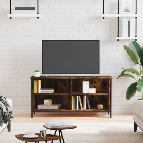 Vidaxl tv-meubel 100x40x50 cm bewerkt hout gerookt eikenkleurig