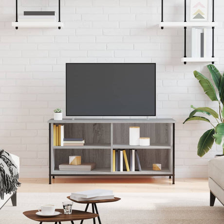 Vidaxl tv-meubel 100x40x50 cm bewerkt hout grijs sonoma eikenkleurig