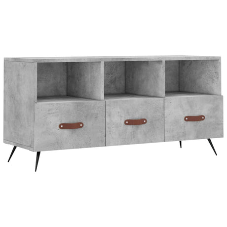 Vidaxl tv-meubel 102x36x50 cm bewerkt hout betongrijs