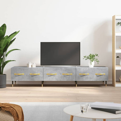 Vidaxl tv-meubel 150x36x30 cm bewerkt hout betongrijs