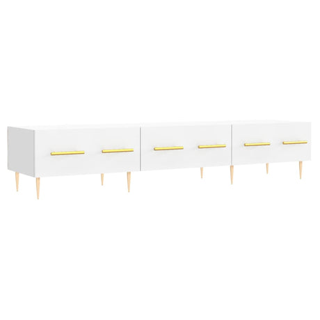 Vidaxl tv-meubel 150x36x30 cm bewerkt hout wit