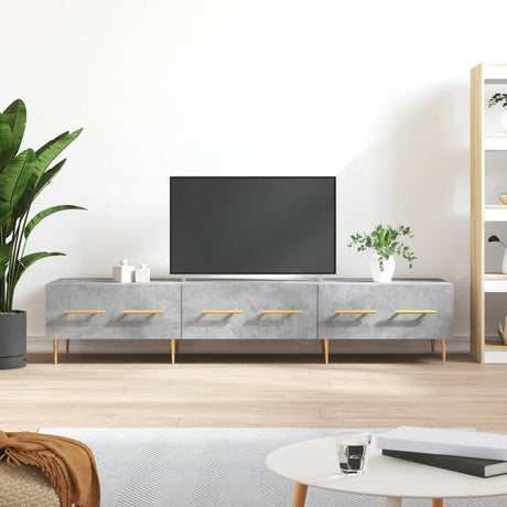 Vidaxl tv-meubel 150x36x30 cm bewerkt hout betongrijs